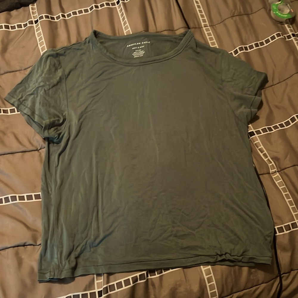 Small/medium green soft and sexy shirt from American eagle